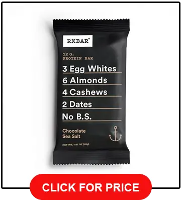 RXBAR Whole Food Protein Bar Chocolate Sea Salt