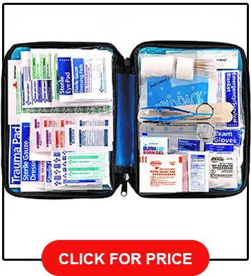 First Aid Only All-Purpose First Aid Essentials Kit, 299 Pieces, Fabric Case